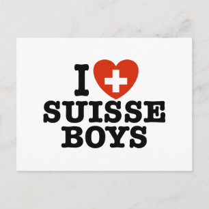 Postal Amo a los Suisse Boys