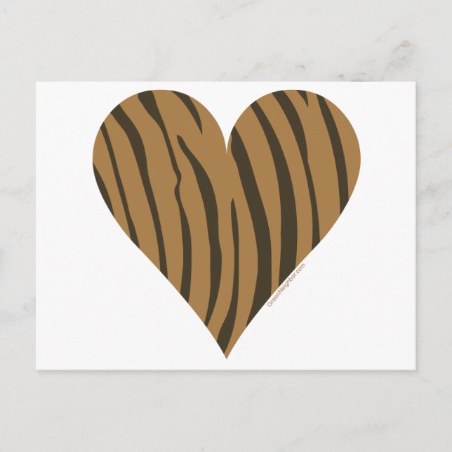 Postal Amo a los Tigres (Anverso)