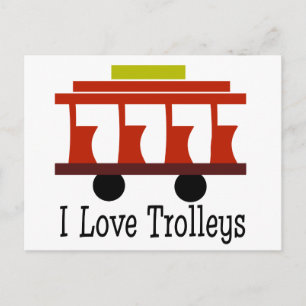 Postal Amo a los Trolleys