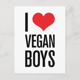 Postal Amo a los Vegan Boys