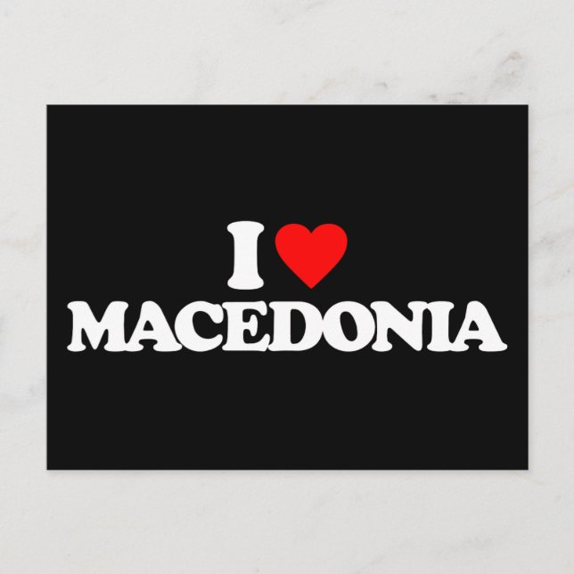 POSTAL AMO A MACEDONIA (Anverso)