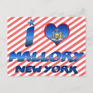 Postal Amo a Mallory, Nueva York