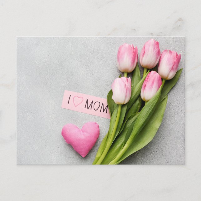 Postal amo a mamá (Anverso)