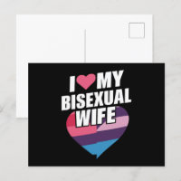 Amo a mi esposa bisexual Orgullo Bi Bandera bisexu