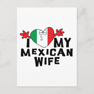 Postal Amo a mi esposa mexicana