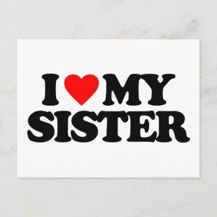 POSTAL AMO A MI HERMANA