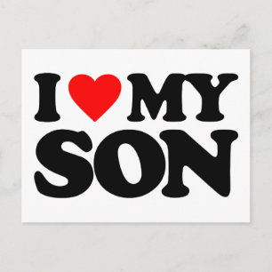 POSTAL AMO A MI HIJO