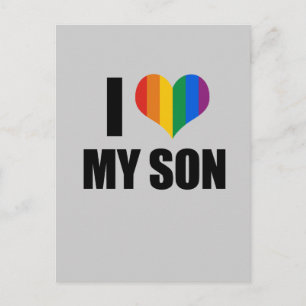 Postal Amo a mi hijo gay