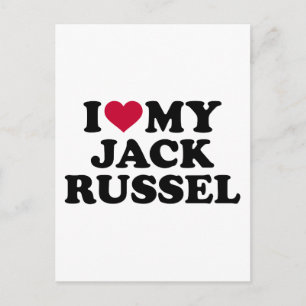 Postal Amo a mi Jack Russel