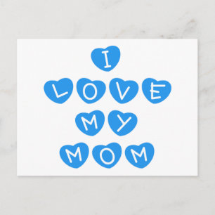 Postal Amo a mi mamá