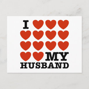 Postal Amo a mi marido