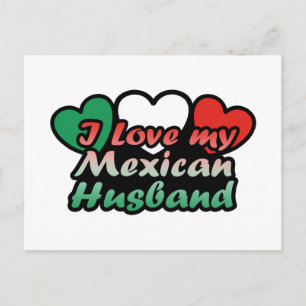 Postal Amo a mi marido mexicano