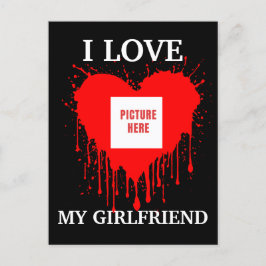 POSTAL AMO A MI NOVIA DÍA DE SAN VALENTÍN PERSONALIZADO