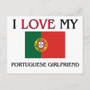 Postal Amo A Mi Novia Portuguesa