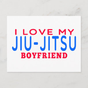 Postal Amo a mi novio Jiu-Jitsu