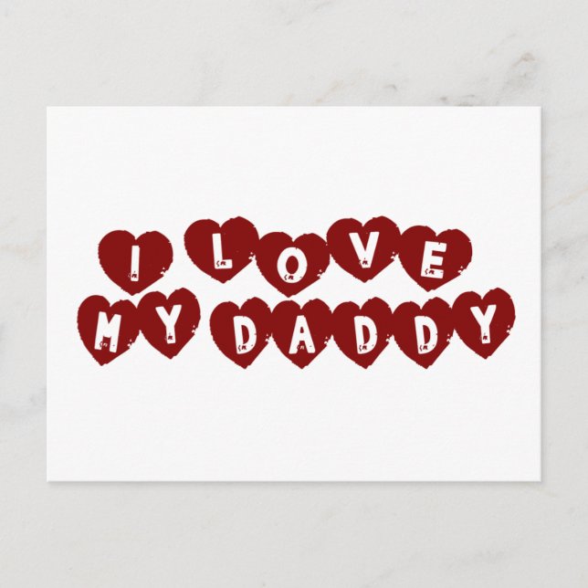 Postal Amo A Mi Papi (Anverso)