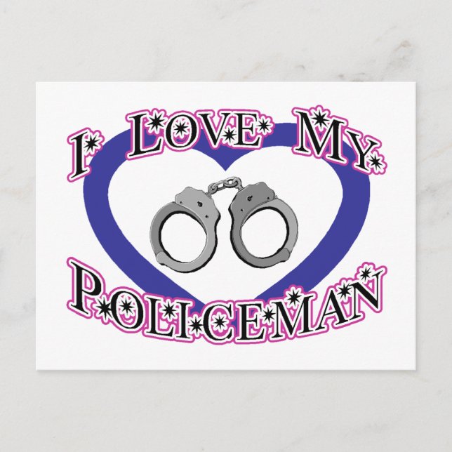 Postal Amo A Mi Policía (Anverso)