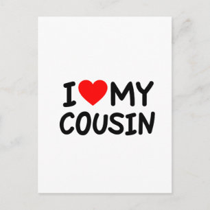Postal Amo a mi primo