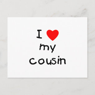 Postal Amo a mi primo