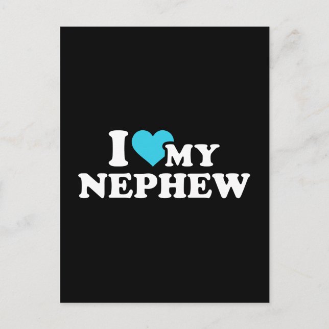 Postal Amo a mi sobrino (Anverso)
