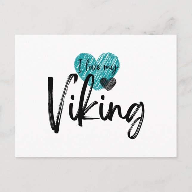 Postal Amo a mi Vikingo  (Anverso)