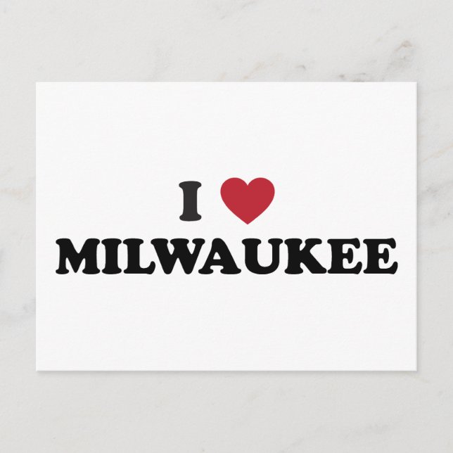 Postal Amo a Milwaukee Wisconsin (Anverso)