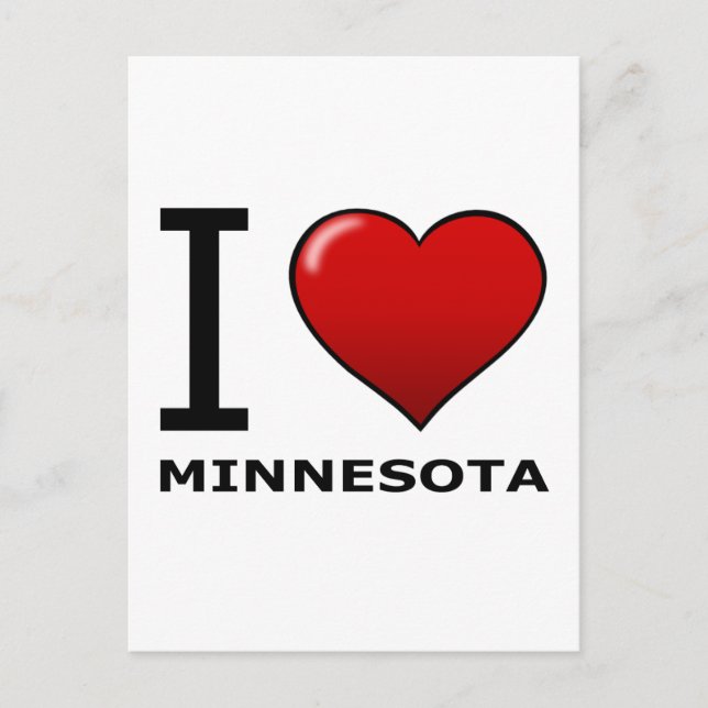 POSTAL AMO A MINNESOTA (Anverso)