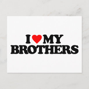 POSTAL AMO A MIS HERMANOS