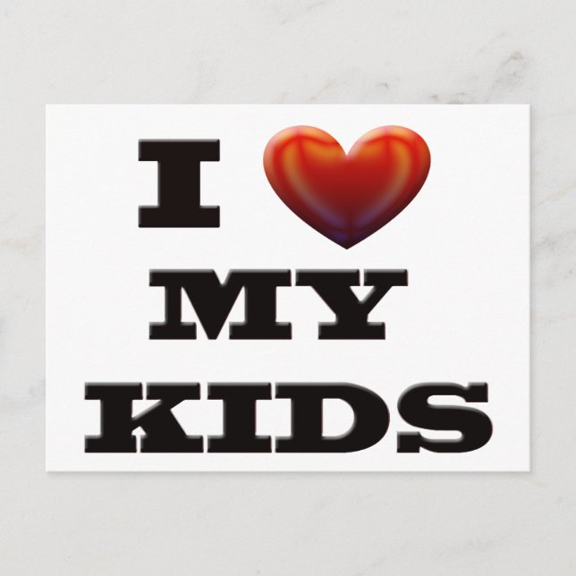 POSTAL AMO A MIS HIJOS (Anverso)