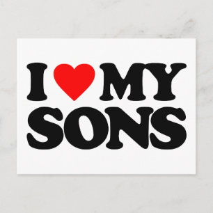 POSTAL AMO A MIS HIJOS
