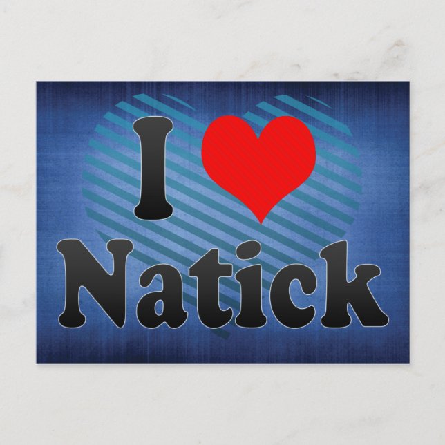 Postal Amo a Natick, Estados Unidos (Anverso)