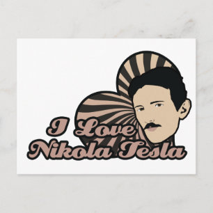 Postal Amo a Nikola Tesla