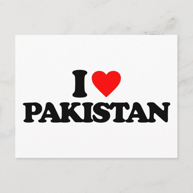 POSTAL AMO A PAKISTÁN (Anverso)