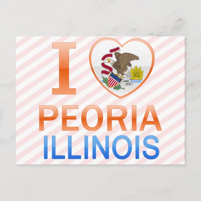 Postal Amo a Peoria, IL (Anverso)