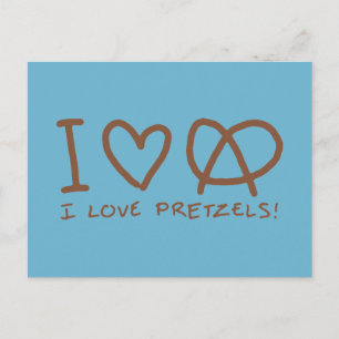 Postal Amo a Pretzels