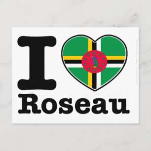 Postal Amo a Roseau