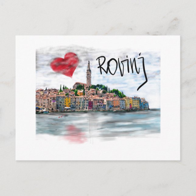 Postal Amo a Rovinj (Anverso)