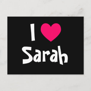 Postal Amo a Sarah