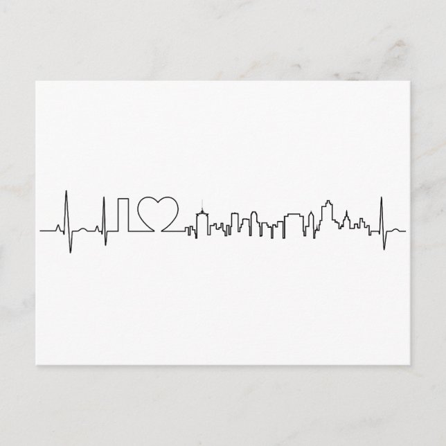 Postal Amo a Tulsa en un estilo extraordinario (Anverso)