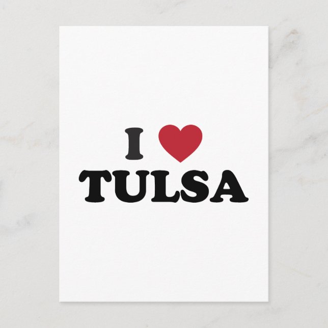 Postal Amo a Tulsa Oklahoma (Anverso)