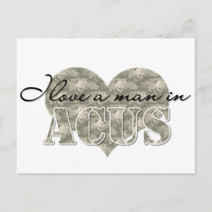 Postal Amo a un hombre en la ACU