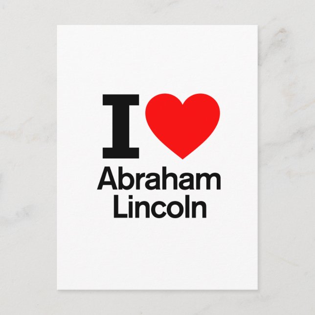 Postal Amo Abraham Lincoln (Anverso)
