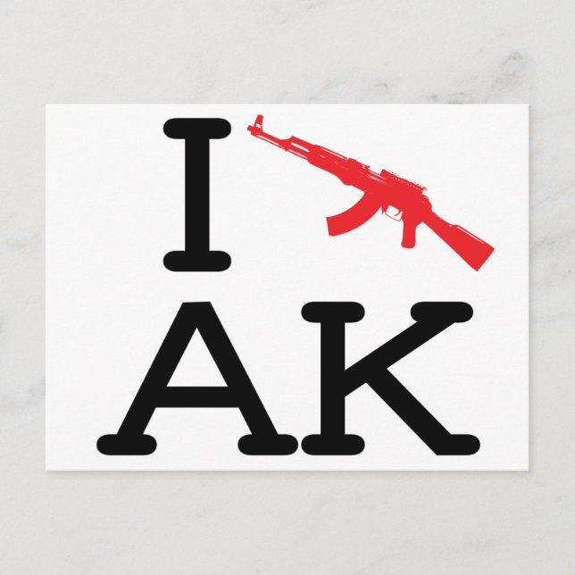 Postal Amo AK - AK47 - (Anverso)