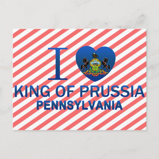 Postal Amo Al Rey De Prusia, PA (Anverso)