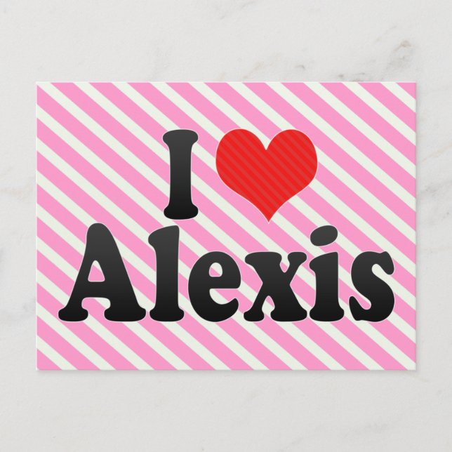 Postal Amo Alexis (Anverso)