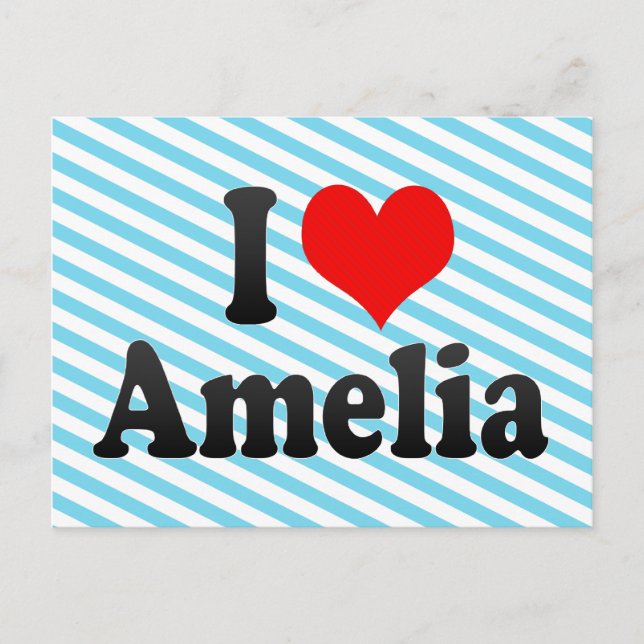 Postal Amo Amelia (Anverso)