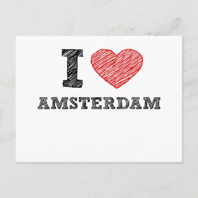 Postal Amo Amsterdam (Anverso)