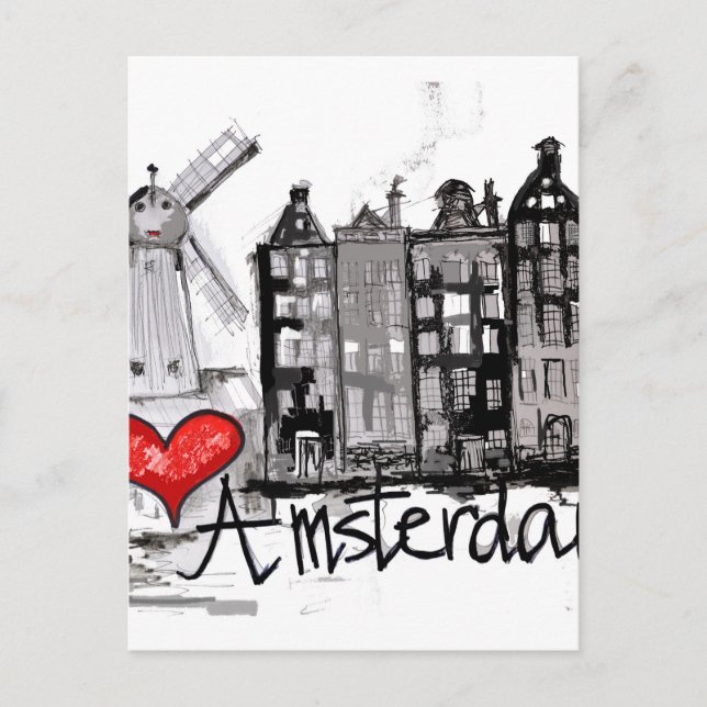 Postal Amo Amsterdam (Anverso)
