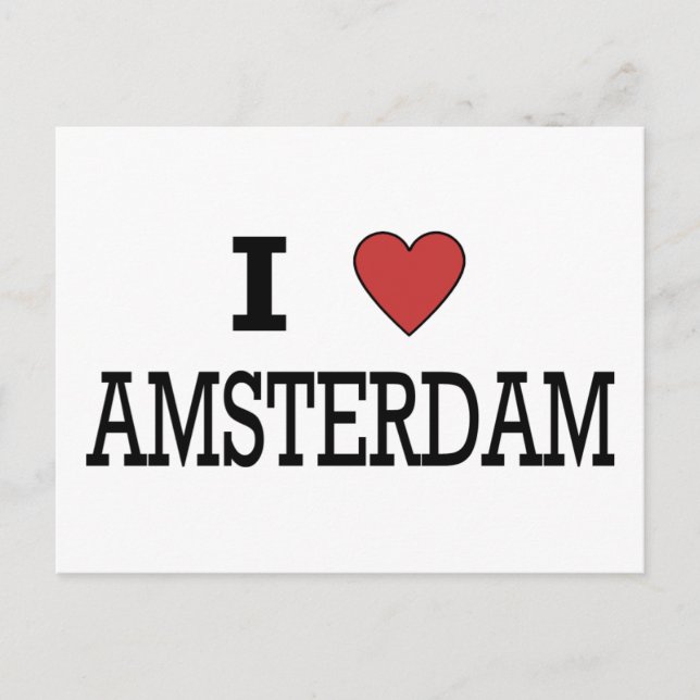 Postal Amo Amsterdam (Anverso)