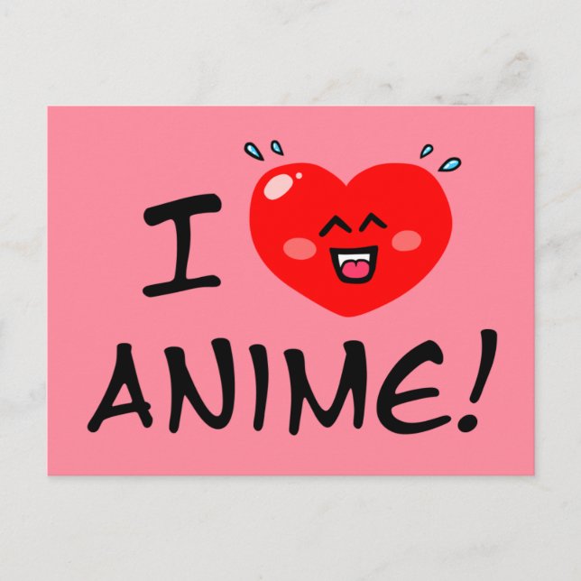 Postal Amo Anime (Anverso)